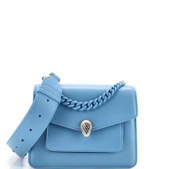 Bvlgari Serpenti Forever Maxi Chain Crossbody Bag Leather Small