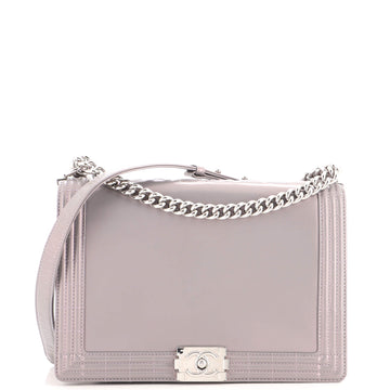 Chanel Reverso Boy Flap Bag Glazed Calfskin New Medium