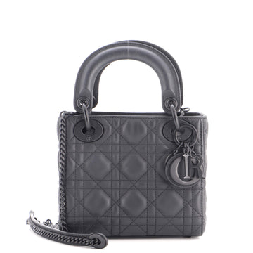 Christian Dior Ultra Matte Lady Dior Chain Bag Cannage Quilt Calfskin Mini