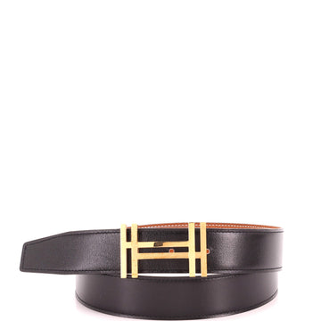 Hermes H Au Carre Reversible Belt Leather Medium