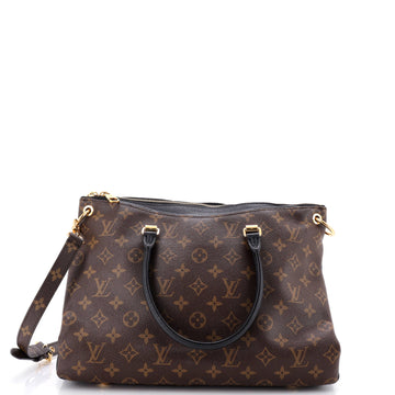 Louis Vuitton Pallas Tote Monogram Canvas with Leather