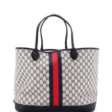 Gucci Ophidia Open Shopping Tote GG Coated Canvas Large