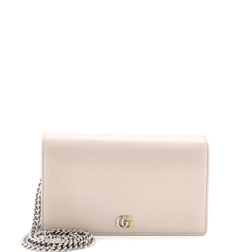 Gucci Petite GG Marmont Chain Wallet Leather Mini