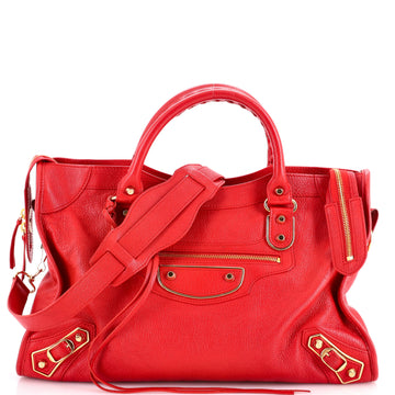 Balenciaga City Classic Metallic Edge Bag Leather Medium
