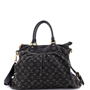Louis Vuitton Neo Cabby Handbag Denim GM