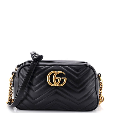 Gucci GG Marmont Shoulder Bag Matelasse Leather Small