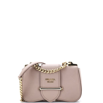 Prada Sidonie Chain Shoulder Bag Saffiano Leather Medium