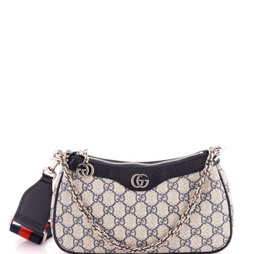 Gucci Ophidia Charm Shoulder Bag GG Coated Canvas Small
