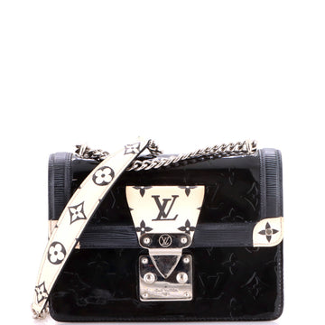 Louis Vuitton Wynwood Handbag Monogram Vernis with Monogram Canvas and Epi Leather
