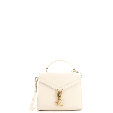 Saint Laurent Cassandra Top Handle Bag Leather Mini
