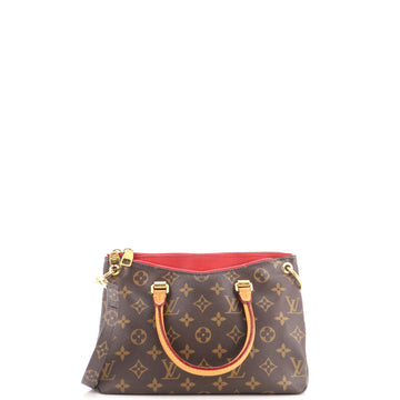 Louis Vuitton Pallas Tote Monogram Canvas with Leather BB