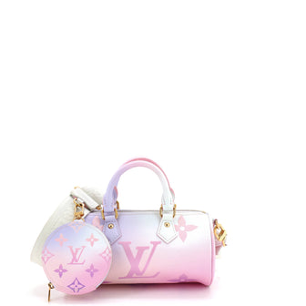 Louis Vuitton Papillon Handbag Spring in the City Monogram Giant Canvas BB