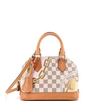 Louis Vuitton Alma Handbag Limited Edition Nautical Damier BB