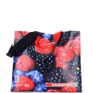 Balenciaga Antwerp Tote Printed Leather Medium