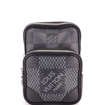 Louis Vuitton Amazone Sling Bag Limited Edition Damier Graphite 3D