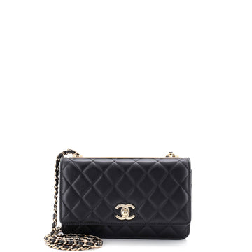 Chanel Trendy CC Wallet on Chain Quilted Lambskin