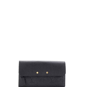 Louis Vuitton Pont Neuf Wallet Monogram Empreinte Leather Long