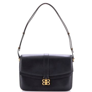 Balenciaga Lady Flap Shoulder Bag Leather Medium