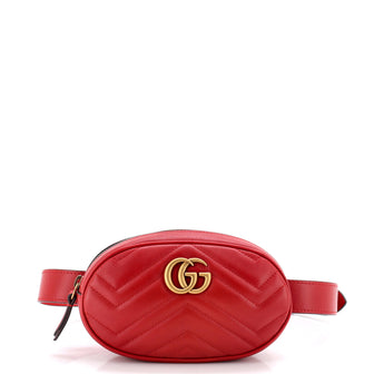Gucci GG Marmont Belt Bag Matelasse Leather