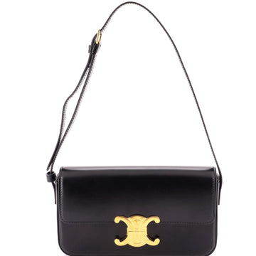 Celine Triomphe East-West Shoulder Bag Smooth Calfskin