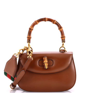 Gucci Bamboo 1947 Top Handle Bag Leather Small