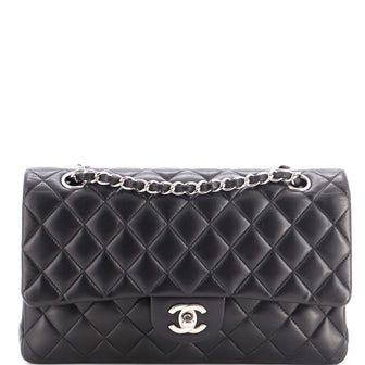 Chanel Classic Double Flap Bag Quilted Lambskin Medium