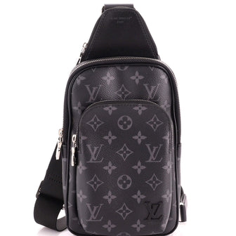 Louis Vuitton Avenue Sling Bag NM Monogram Eclipse Canvas