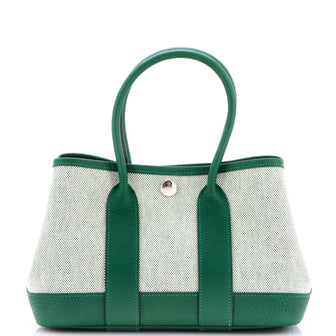 Hermes Neo Garden Tote Toile and Leather 23