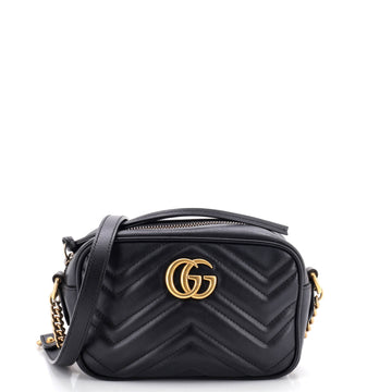 Gucci GG Marmont Shoulder Bag Matelasse Leather Mini