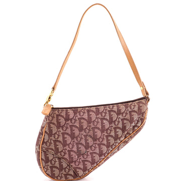 Christian Dior Vintage Saddle Bag Diorissimo Denim Mini