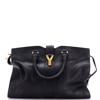 Saint Laurent Chyc Cabas Tote Leather Large