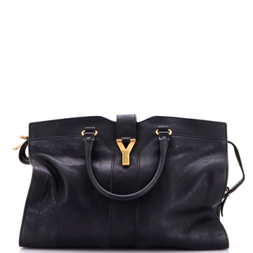 Saint Laurent Chyc Cabas Tote Leather Large