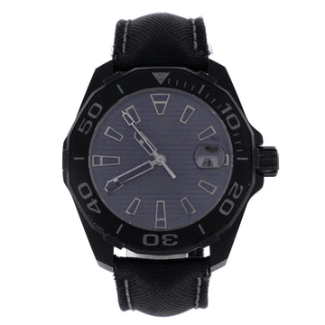 Tag Heuer Aquaracer Black Phantom Calibre 5 Automatic Watch Titanium and Ceramic with Fabric 41