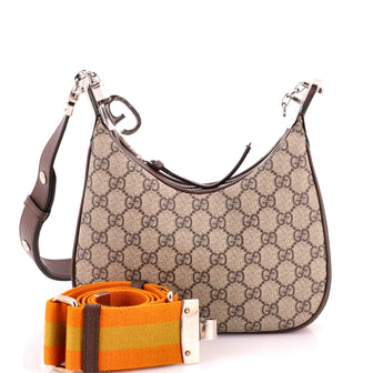 Gucci Attache Shoulder Bag GG Coated Canvas Small