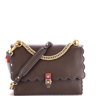 Fendi Kan I Bag Leather Medium