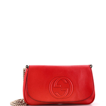 Gucci Soho Chain Crossbody Bag Leather Medium