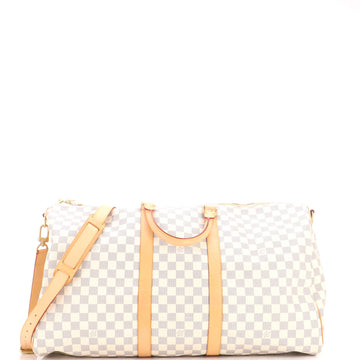 Louis Vuitton Keepall Bandouliere Bag Damier 55