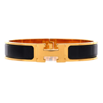 Hermes Clic H Bracelet Enamel Narrow