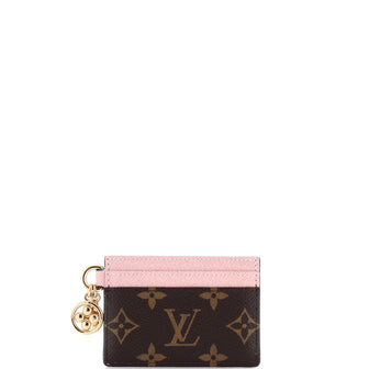 Louis Vuitton LV Charms Card Holder Monogram Canvas and Leather