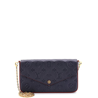 Louis Vuitton Felicie Pochette Monogram Empreinte Leather