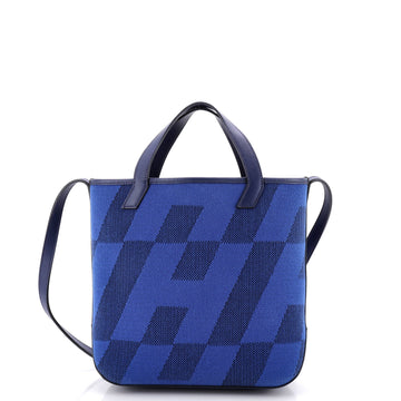 Hermes Cabas H en Biais Tote Canvas with Leather 27