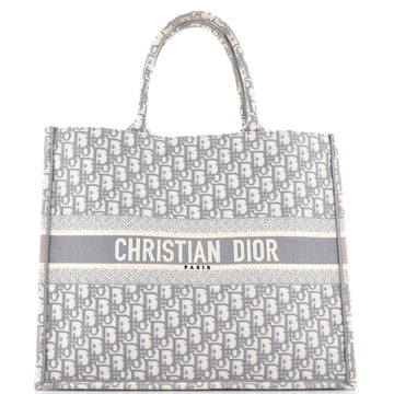 Christian Dior Book Tote Oblique Canvas Large