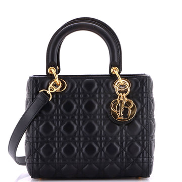 Christian Dior Lady Dior Bag Cannage Quilt Lambskin Medium