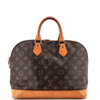 Louis Vuitton Alma Handbag Monogram Canvas MM