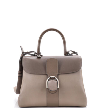 Delvaux Brillant Top Handle Bag Leather MM
