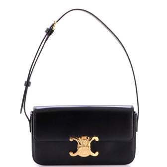 Celine Triomphe East-West Shoulder Bag Smooth Calfskin