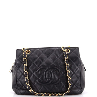 Chanel Petite Timeless Tote Quilted Caviar
