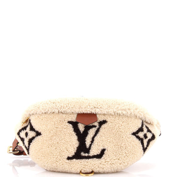 Louis Vuitton Bum Bag Monogram Giant Teddy Fleece