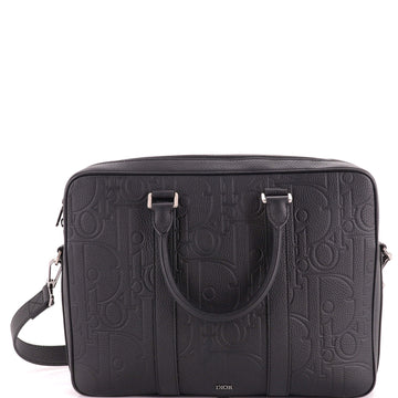Christian Dior Affaires Convertible Zipped Briefcase Gravity Leather