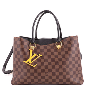 Louis Vuitton LV Riverside Handbag Damier with Leather